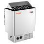 Elektriskā pirts krāsns 8 kW, nerūsējošais tērauds 430, 8–12 m³