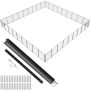 Baseina žogs, PVC tīkls, 1,21 × 32,91 m, bērniem drošs, noņemams