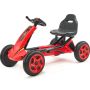 Bērnu bezceļu pedāļu gokarts, sarkans, 3-8 gadi.