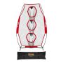 Futbola treniņu tīkls ar groza rāmi un 3 kabatām, 203x102 mm