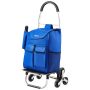 Salokāms kāpņu ratiņi, 36 l, Oksfordas materiāls, 6 riteņi