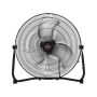 2 gab. 20 collu industriālie grīdas ventilatori, metāla, 3 ātrumi, regulējami 360° leņķī