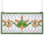 Vitrāžas loga panelis, 810x433 mm, Tiffany stils, piekarināms