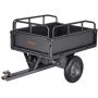 Dārza piekabe 10 kubikpēdas, 227 kg, tērauda, ​​ar 14 collu riepām, ATV un UTV