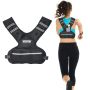Регулируемый утяжеляющий жилет, 20-32 фунта, со светоотражающей лентой.
