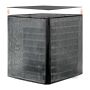 Divslāņu melns poliestera gaisa kondicioniera pārsegs 914x914x1010 mm