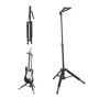 Trīskāju ģitāras statīvs, salokāms, regulējams augstums 90-120 cm
