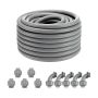 19,1 mm PVC elektroinstalācijas caurule, elastīga, 30,5 m, nemetāliska