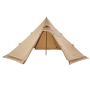 Pārnēsājama karstā ziemas tipi telts 4 personām, izmērs M