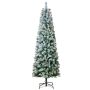 Ziemassvētku mākslīgā eglīte 6,5 pēdas (1,9 m) ar 250 LED gaismiņām, metāla pamatne