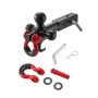 Фаркоп с D-образным кольцом, диаметр 1-7/8"–2-5/16", грузоподъемность 44 000 фунтов, черный.