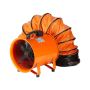 40,6 cm rūpnieciskais pārnēsājamais aksiālais ventilators, 2 ātrumi, oranžs