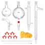 Laboratorijas destilācijas komplekts, 1000 ml, 14 daļas, 3,3 bora stikls