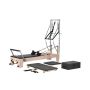 Koka Pilates reformators mājas treniņiem, dubultā pretestība, līdz 180 kg