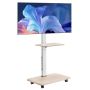 Pārvietojams TV statīvs ar riteņiem 32-70", regulējams augstums, VESA 600x400 mm