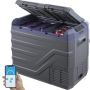 Automašīnas pārnēsājamais ledusskapis 39 L, divu zonu, 12/24 V kompresors