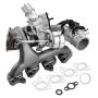 Turbokompresors 1,4 l Chevrolet Cruze, Sonic, Trax, Buick Encore ar blīvju komplektu un solenoīda vārstu, 2011.-2021.
