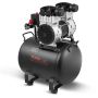 Воздушный компрессор, стальной бак на 10 галлонов, 2 л.с., 125 PSI, портативный, тихий.