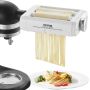 Makaronu uzgalis KitchenAid virtuves kombainam, nerūsējošā tērauda komplekts (3 gab.)
