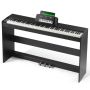 Цифровое пианино с утяжеленными клавишами, 88 клавиш, Bluetooth, USB, MIDI