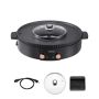 Elektriskais karstais katls 1800 W ar grilu, korejiešu BBQ shabu shabu, 2-8 personām