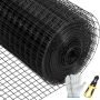 Ограждение из оцинкованной стальной проволоки с виниловым покрытием, 48 x 50 дюймов.