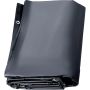Прямоугольное ПВХ-покрытие для бассейна, 11,5 x 19,6 футов, угольно-серый цвет.