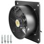 Industriālais metāla aksiālais ventilators 254 mm (10 collas), 1850 m³/h