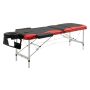 Masāžas galds Homcom 215x60x84cm., melns/sarkans