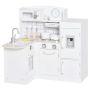 Детская кухня Homcom 86x64x84,5см, белого цвета