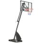 Детское баскетбольное кольцо со стойкой Sportnow 111x70,5x350см, чёрного цвета