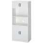 Кухонный шкаф Homcom 70x40x170см, белого цвета
