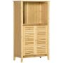 Тумба для ванной Homcom 50x25,5x92см, светло-коричневого цвета
