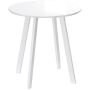Ēdamistabas galds Homcom 72x72x75cm, baltas krāsas