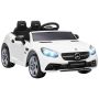 Bērnu elektromobilis Aiyaplay 107x62,5x44cm, baltas/melnas krāsas