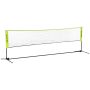 Badmintona tīkls Sportnow 420x103x155cm., melns/zaļš