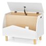 Children's shelf 60x30x44cm., white/light brown