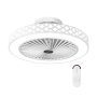 Ceiling fan 48x19cm., white