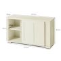 Cabinet 106.5x33x60cm., beige