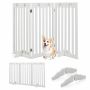 Dog fence 150x89cm., white
