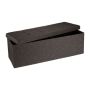 Folding bench 38x114x38cm., brown