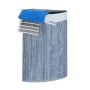 Laundry basket 65x49.5x37cm, 60L., gray/white