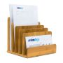 Document stand 23x24.5x20.5 cm., light brown