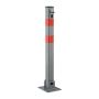 Parking space barrier 65x15x13cm., dark gray/red color