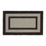 Doormat 75x45 cm., black/gray