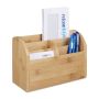 Rakstāmrīku organizators 15x22x10 cm., gaiši brūnā krāsā