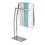 Towel rack 84x32x20cm., silver color