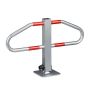 Parking space barrier 47x70x18cm., silver/red/black
