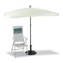 Sun umbrella 240x200x120cm., cream/dark gray