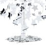 Confetti cannon 40x5x5cm., silver color
